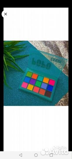 Тени для век fruit и popo candy