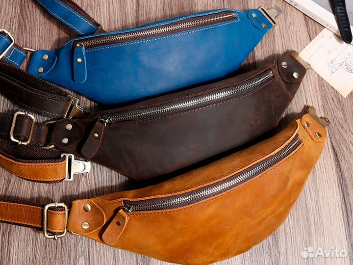 Сумка бананка через плечо оптом