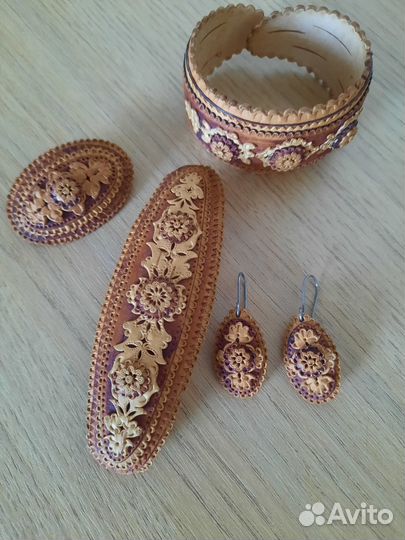 Украшения из бересты