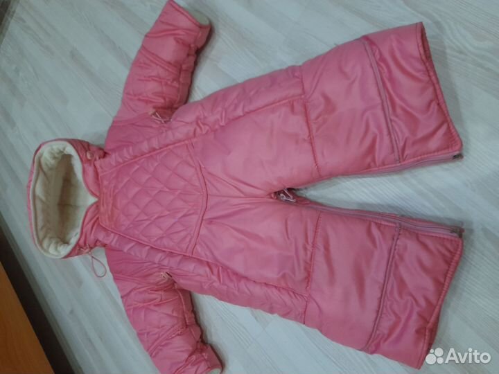 Комбинезон конверт на овчине 80 зимний