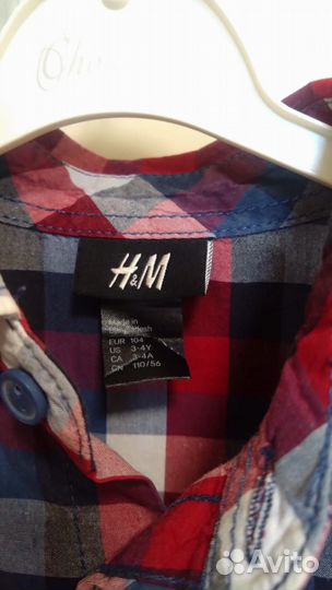 Рубашка для мальчика марки H&M