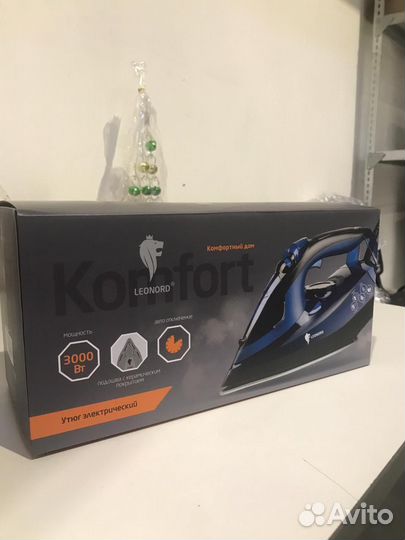 Утюг Leonord LE-1801 черно-синий, паровой