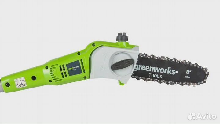 Высоторез Greenworks G24PS20, без АКБ и зу