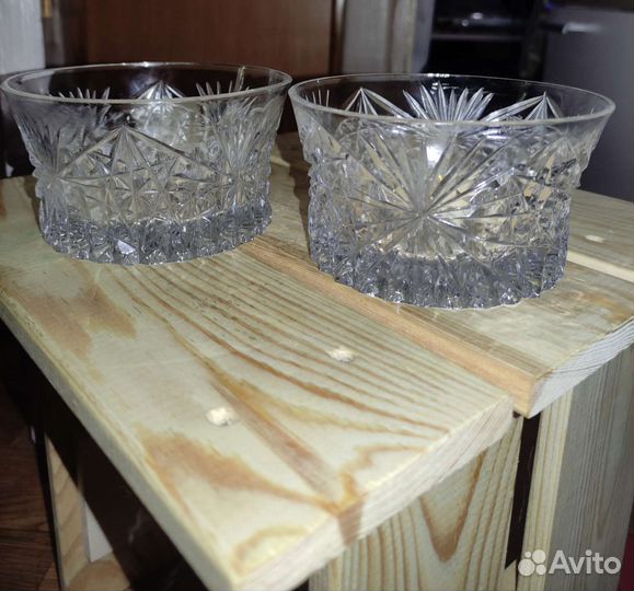 Ваза конфетница хрустальная СССР