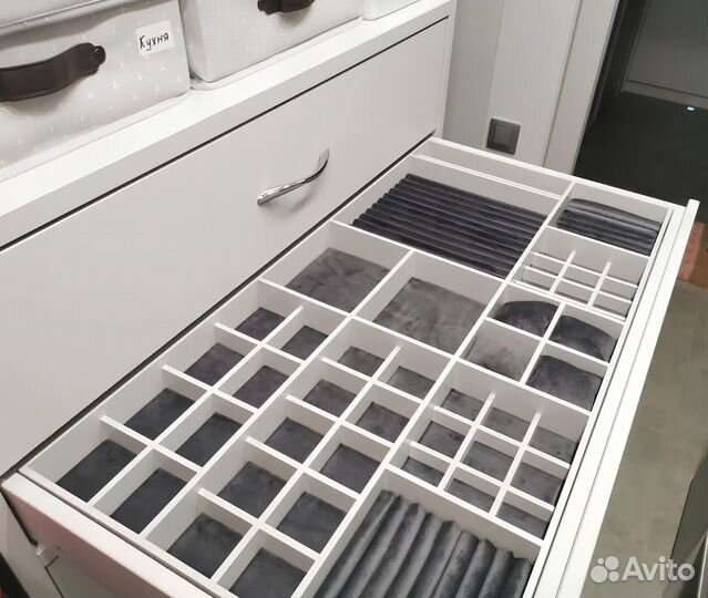 Разделители для ящиков комода деревянные