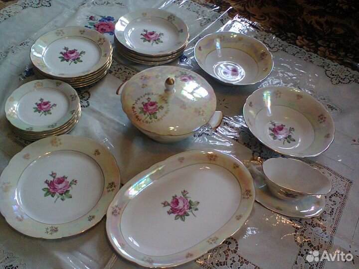 Столовый сервиз Роза гдр