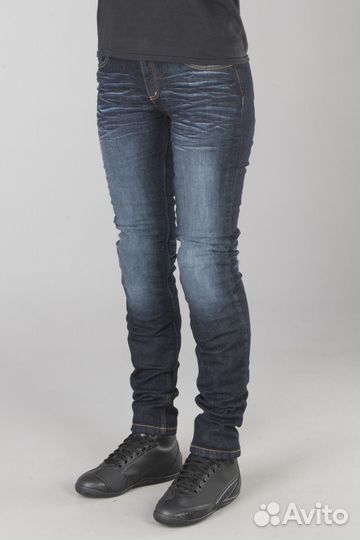 Hose Richa Skinny Navy Damen blau