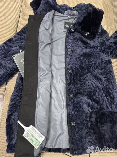 Шуба натуральная овчина мутон. Разм.50