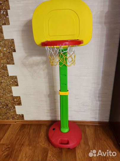 Детский баскетбольный щит стойка кольцо