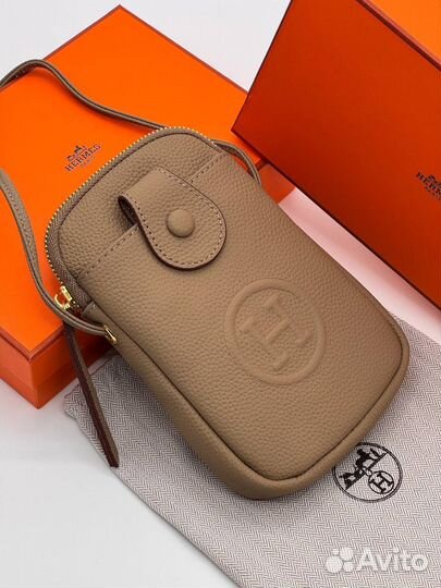 Сумка hermes для телефона