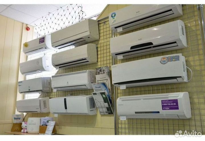 Сплит система с установкой