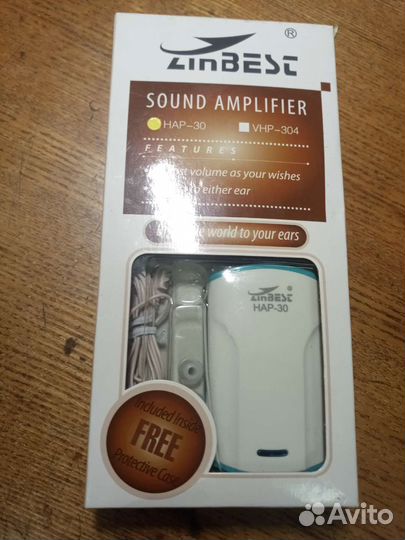 Карманный слуховой аппарат zinbest hap-30