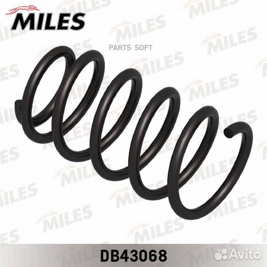 Miles DB43068 Пружина подвески opel corsa D 1.0/1