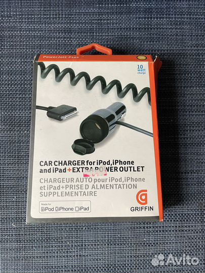 Автозарядка Griffin PowerJolt Plus для iPhone/iPod