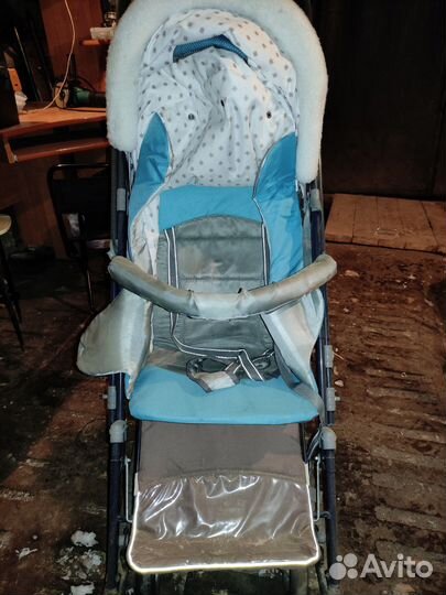 Детские санки коляска