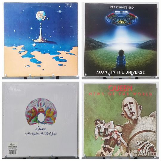 Виниловые пластинки Pink Floyd, ZZ Top, kiss, ELO