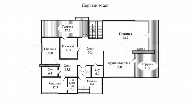 Дом 437,4 м² на участке 26 сот.