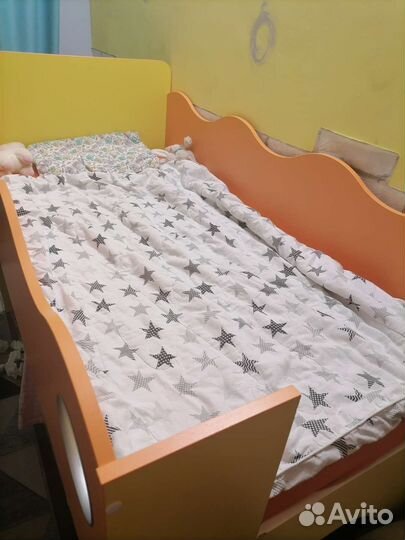 Кровать-чердак с матрасом 160х80