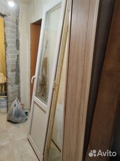 Окно пвх+ дверь бу профиль рехау 7см