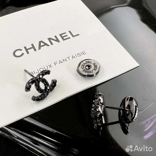 Chanel серьги пусеты гвоздики