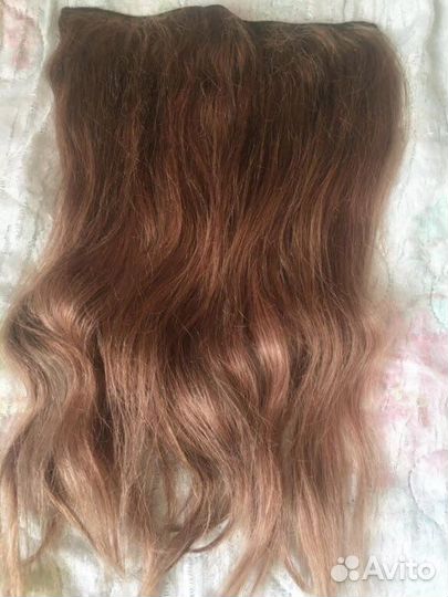 Волосы натуральные на трессе