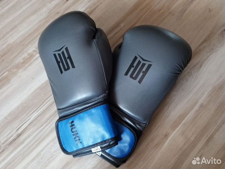 Боксерские перчатки hukk 14 oz бу