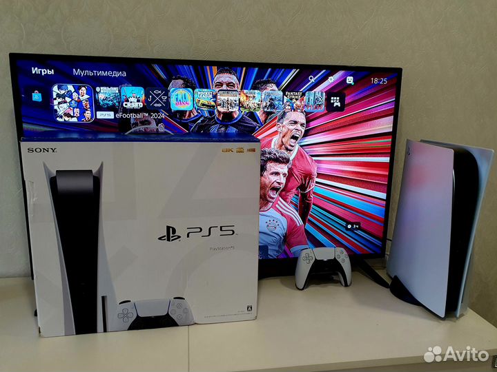Sony PS5 с дисководом + 79 игр