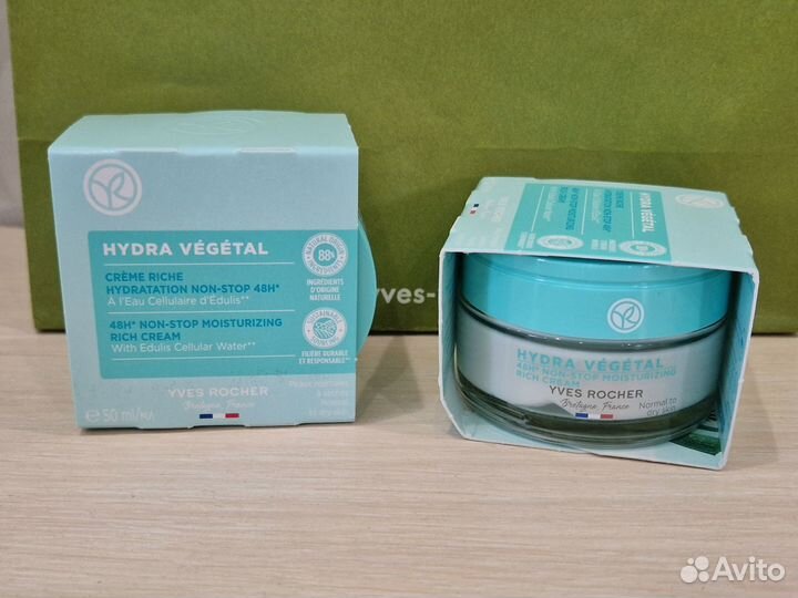 Ив Роше Новинка Hydra Vegetal Крем и Крем-Гель
