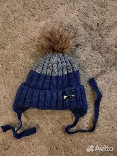 Зимняя шапка для мальчика