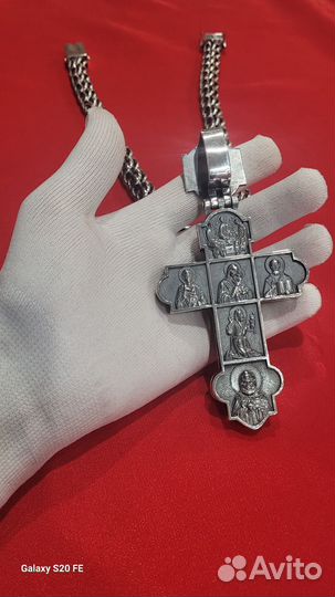 Крест серебро