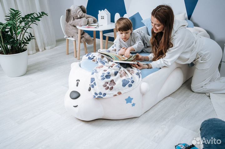 Мягкая детская кровать