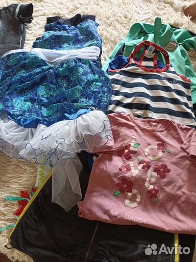 Детские вещи пакетом для девочки 110 116