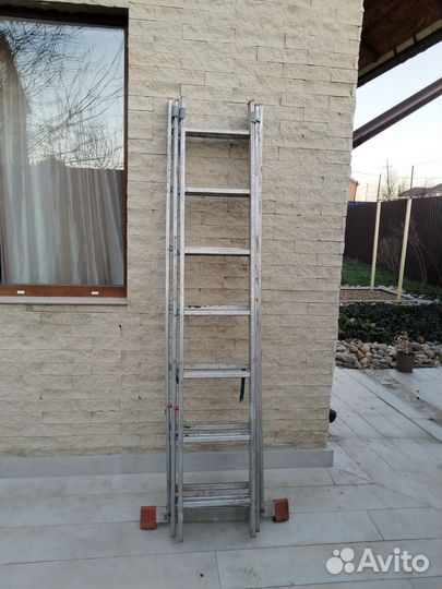 Лестницы выдвижные алюминиевые 6 и 7м