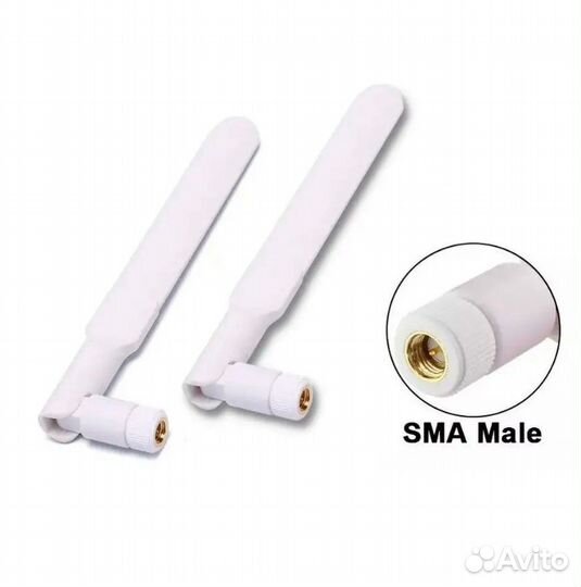 Антенна 5dBi 3G/4G LTE для роутеров SMA-male -1 шт