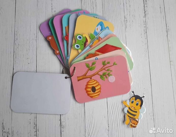 Книжка-малышка на липучках 