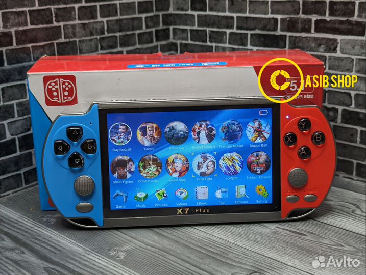 Игровая приставка X7 plus портативная ретро консол