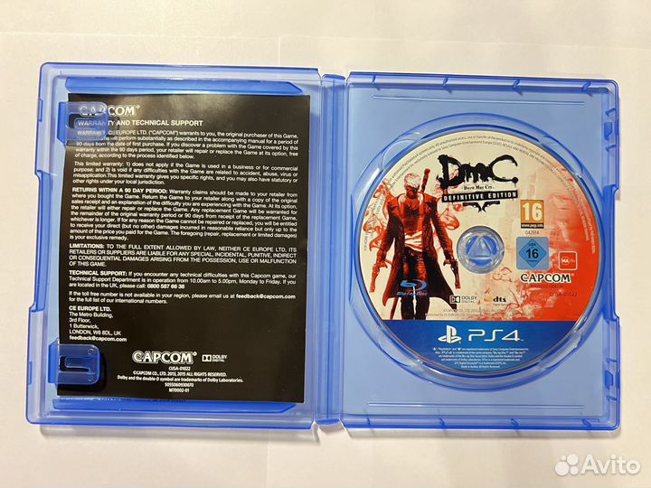 Игра DmC Devil May Cry: Definitive Edition PS4