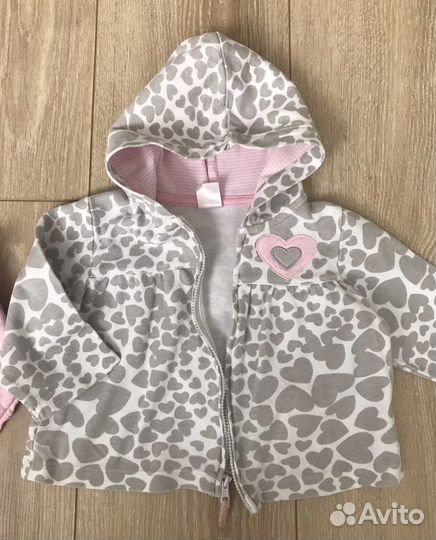 Кофточки для девочки Carter’s 9-18 m