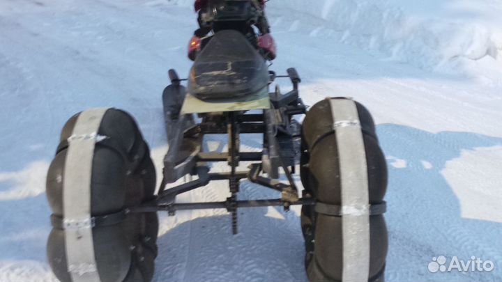 Самодельный снегоход