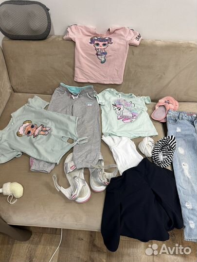 Вещи пакетом на девочку 122-128