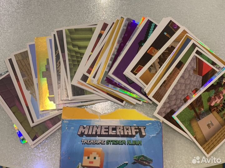 Наклейки Minecraft panini майнкрафт