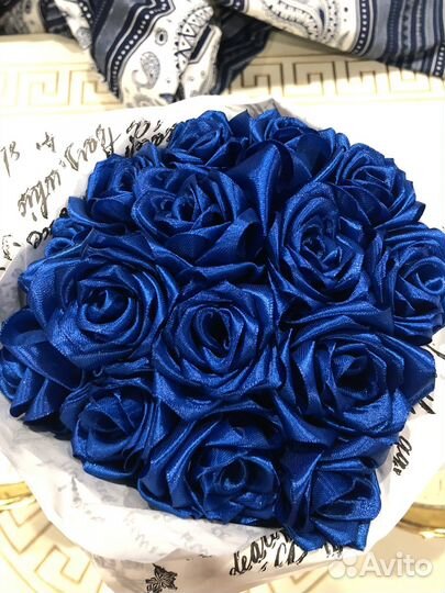 Букет из атласных лент