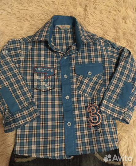 Рубашка 86 92 см