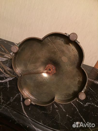 Тиффани бронза 20 век Лампа красивая