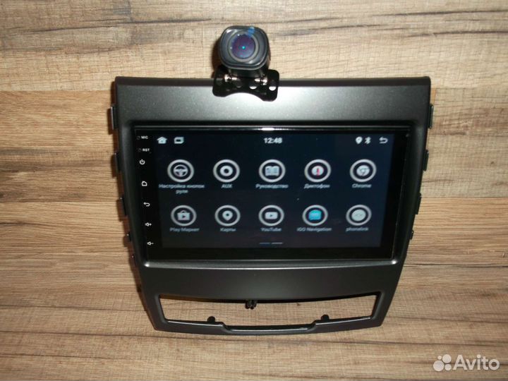Магнитола SsangYong Actyon Android с камерой