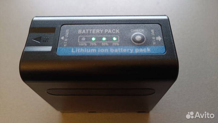 Аккумулятор NP-F980 10000 mah для света, монитора