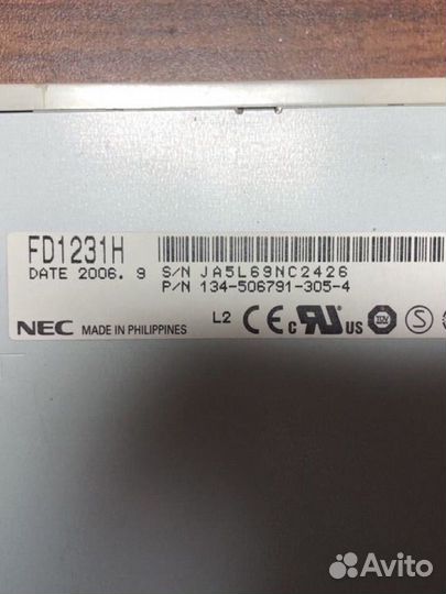 Привод магнитных дисков NEC FD1231H