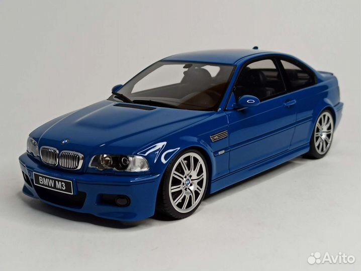 Bmw M3 E46 2000 Синий 1:18 Ottomobile
