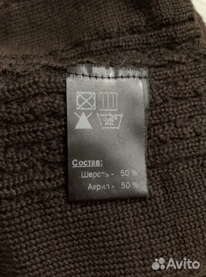 Женский снуд (шарф) новый, 50 шерсть