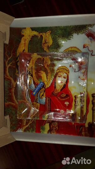 Набор блюдо и тарелки (Франция)